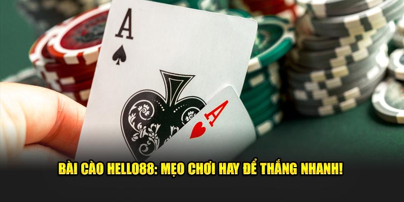 Chinh phục bài cào Hello88 với chiến thuật thông minh