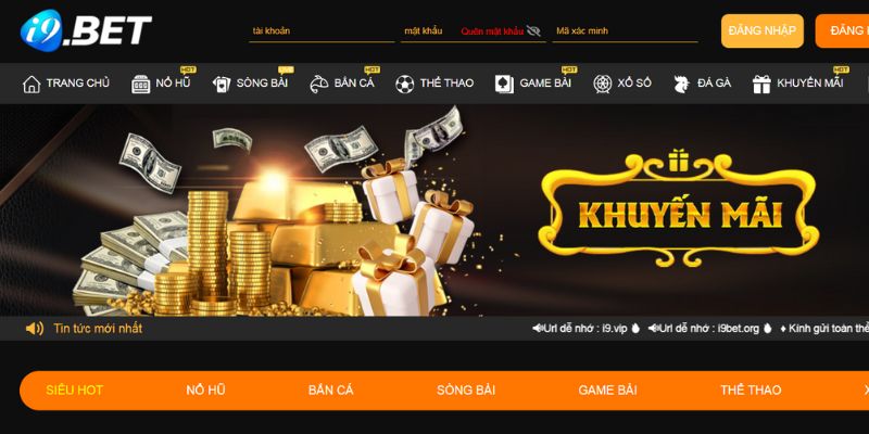 Khuyến mãi i9BET hoàn trả cơ hội kiếm lời không giới hạn