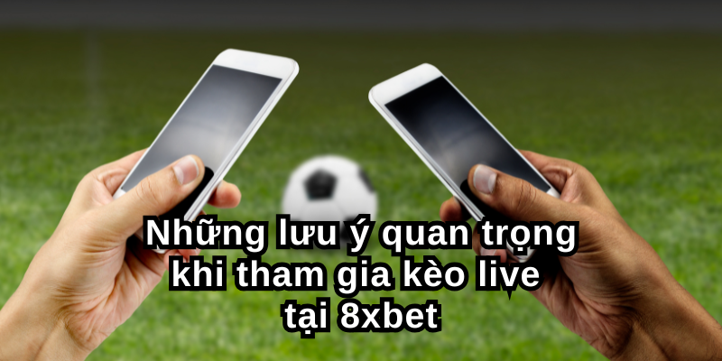 Những lưu ý quan trọng khi tham gia kèo live tại 8xbet